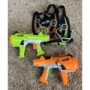 Nerf Dart Tag Hyperfire Deluxe 2-Player Set 2 Blasters. 2 Vest & 1 Glasses